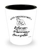 Marriage Counselor Shotglass Never Underestimate A Woman Who Is Also A Marriage Counselor Shot Glass