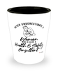 Health Safety Consultant Shotglass Never Underestimate A Woman Who Is Also A Health Safety Consultant Shot Glass