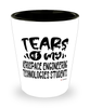 Funny Aerospace Engineering Technologies Professor Teacher Shotglass Tears Of My Aerospace Engineering Technologies Students