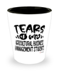 Funny Agricultural Business Management Professor Teacher Shotglass Tears Of My Agricultural Business Management Students