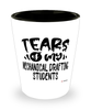 Funny Mechanical Drafting Professor Teacher Shotglass Tears Of My Mechanical Drafting Students