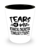 Funny Mechanical Engineering Technology Professor Teacher Shotglass Tears Of My Mechanical Engineering Technology Students