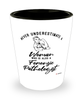 Forensic Pathologist Shotglass Never Underestimate A Woman Who Is Also A Forensic Pathologist Shot Glass
