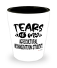 Funny Agricultural Mechanization Professor Teacher Shotglass Tears Of My Agricultural Mechanization Students