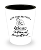 Internal Consultant Shotglass Never Underestimate A Woman Who Is Also An Internal Consultant Shot Glass