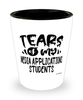 Funny Media Applications Professor Teacher Shotglass Tears Of My Media Applications Students