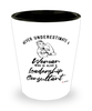 Leadership Consultant Shotglass Never Underestimate A Woman Who Is Also A Leadership Consultant Shot Glass
