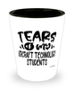 Funny Aircraft Technology Professor Teacher Shotglass Tears Of My Aircraft Technology Students