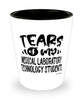 Funny Medical Laboratory Technology Professor Teacher Shotglass Tears Of My Medical Laboratory Technology Students