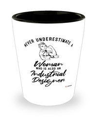 Industrial Designer Shotglass Never Underestimate A Woman Who Is Also An Industrial Designer Shot Glass