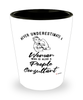 People Consultant Shotglass Never Underestimate A Woman Who Is Also A People Consultant Shot Glass