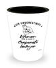 Corporate Lawyer Shotglass Never Underestimate A Woman Who Is Also A Corporate Lawyer Shot Glass