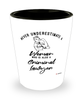 Criminal Lawyer Shotglass Never Underestimate A Woman Who Is Also A Criminal Lawyer Shot Glass