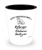 Divorce Lawyer Shotglass Never Underestimate A Woman Who Is Also A Divorce Lawyer Shot Glass