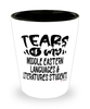 Funny Middle Eastern Languages Literatures Professor Teacher Shotglass Tears Of My Middle Eastern Languages Literatures Students