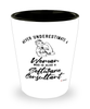 Software Consultant Shotglass Never Underestimate A Woman Who Is Also A Software Consultant Shot Glass