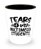 Funny Multimedia Professor Teacher Shotglass Tears Of My Multimedia Students