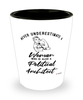 Political Architect Shotglass Never Underestimate A Woman Who Is Also A Political Architect Shot Glass