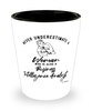 Business Intelligence Analyst Shotglass Never Underestimate A Woman Who Is Also A Business Intelligence Analyst Shot Glass