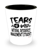 Funny Natural Resources Management Professor Teacher Shotglass Tears Of My Natural Resources Management Students