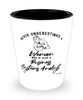 Business Systems Analyst Shotglass Never Underestimate A Woman Who Is Also A Business Systems Analyst Shot Glass