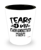 Funny Network Administration Professor Teacher Shotglass Tears Of My Network Administration Students