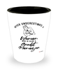 Credit Manager Shotglass Never Underestimate A Woman Who Is Also A Credit Manager Shot Glass