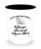 General Ledger Clerk Shotglass Never Underestimate A Woman Who Is Also A General Ledger Clerk Shot Glass