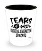 Funny Biological Engineering Professor Teacher Shotglass Tears Of My Biological Engineering Students