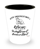 Investment Accountant Shotglass Never Underestimate A Woman Who Is Also An Investment Accountant Shot Glass