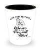Payroll Clerk Shotglass Never Underestimate A Woman Who Is Also A Payroll Clerk Shot Glass