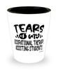 Funny Occupational Therapy Assisting Professor Teacher Shotglass Tears Of My Occupational Therapy Assisting Students