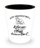 Staff Accountant Shotglass Never Underestimate A Woman Who Is Also A Staff Accountant Shot Glass
