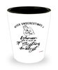 IT Systems Analyst Shotglass Never Underestimate A Woman Who Is Also An IT Systems Analyst Shot Glass