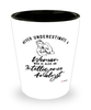 Intelligence Analyst Shotglass Never Underestimate A Woman Who Is Also An Intelligence Analyst Shot Glass