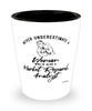 Market Research Analyst Shotglass Never Underestimate A Woman Who Is Also A Market Research Analyst Shot Glass