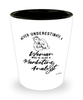 Marketing Analyst Shotglass Never Underestimate A Woman Who Is Also A Marketing Analyst Shot Glass