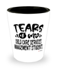 Funny Child Care Services Management Professor Teacher Shotglass Tears Of My Child Care Services Management Students