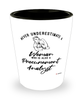 Procurement Analyst Shotglass Never Underestimate A Woman Who Is Also A Procurement Analyst Shot Glass