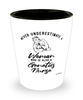 Genetics Nurse Shotglass Never Underestimate A Woman Who Is Also A Genetics Nurse Shot Glass