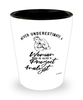 Project Analyst Shotglass Never Underestimate A Woman Who Is Also A Project Analyst Shot Glass