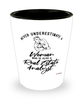 Real Estate Analyst Shotglass Never Underestimate A Woman Who Is Also A Real Estate Analyst Shot Glass