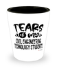 Funny Civil Engineering Technology Professor Teacher Shotglass Tears Of My Civil Engineering Technology Students