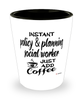 Funny Policy And Planning Social Worker Shotglass Instant Policy And Planning Social Worker Just Add Coffee