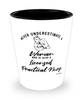 Licensed Practical Nurse Shotglass Never Underestimate A Woman Who Is Also A LPN Shot Glass
