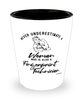 Fingerprint Technician Shotglass Never Underestimate A Woman Who Is Also A Fingerprint Tech Shot Glass