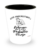 Pediatric Nurse Shotglass Never Underestimate A Woman Who Is Also A Pediatric Nurse Shot Glass