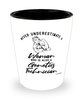 Genetics Technician Shotglass Never Underestimate A Woman Who Is Also A Genetics Tech Shot Glass