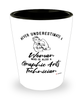 Graphic Arts Technician Shotglass Never Underestimate A Woman Who Is Also A Graphic Arts Tech Shot Glass