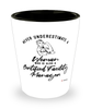 Certified Facility Manager Shotglass Never Underestimate A Woman Who Is Also A Certified Facility Manager Shot Glass